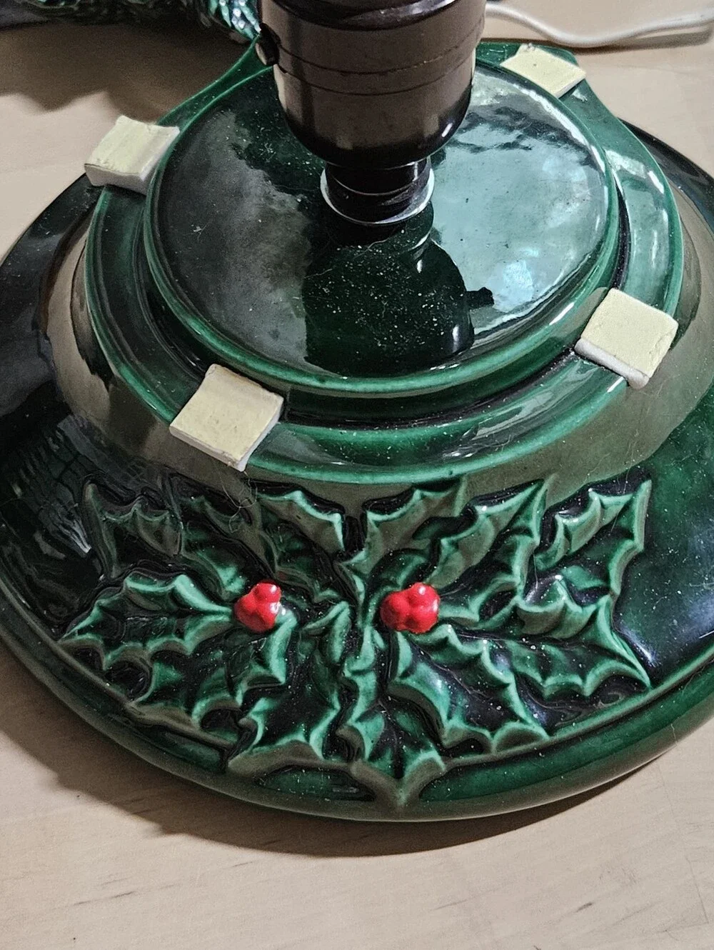 Multicolor Ceramic Tabletop Christmas Tree 20 inch with Star Topper